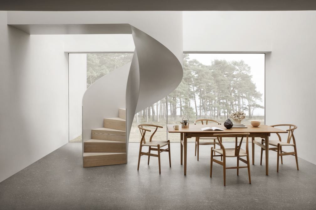 CH327 Table de salle à manger teck L 248 cm Carl Hansen & Søn