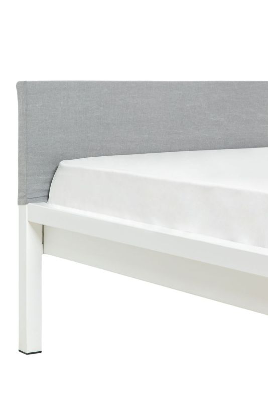 Tête de lit Housse pour lit Pure Acier peint par poudrage Hansen 