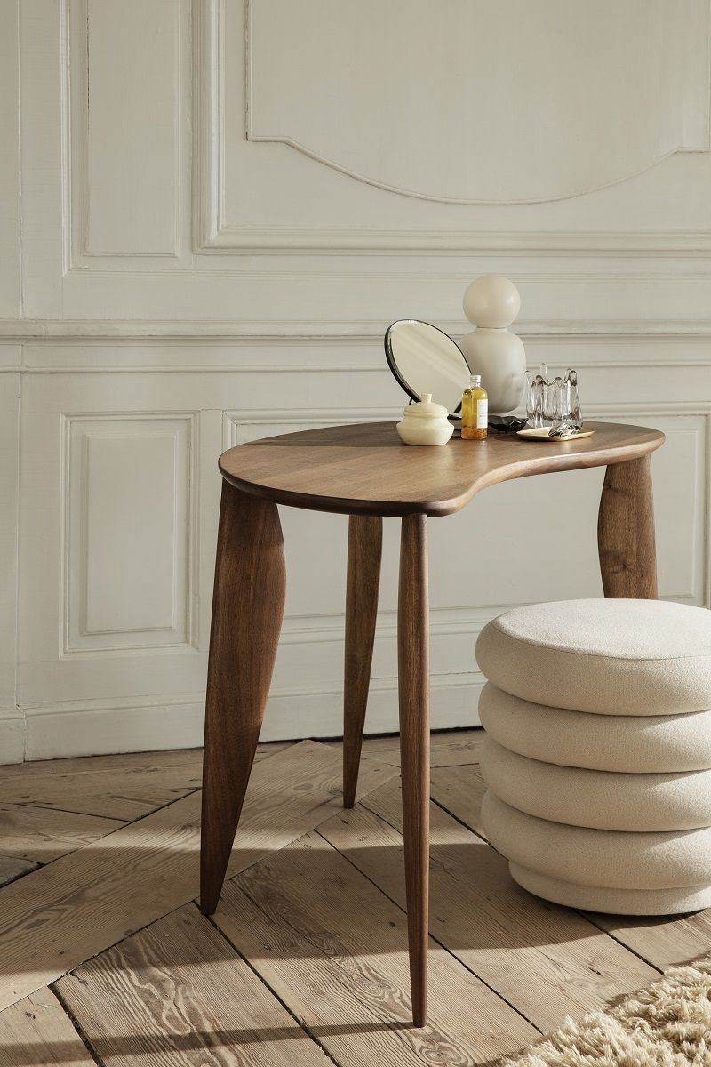 Feve Desk Bureau en noyer Ferm Living 