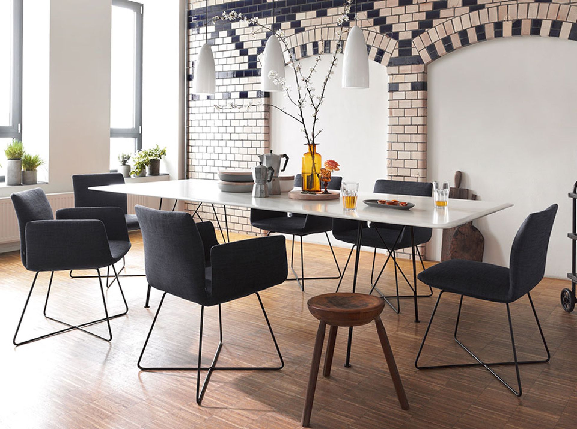 Jalis Chaise avec support de fil Cor