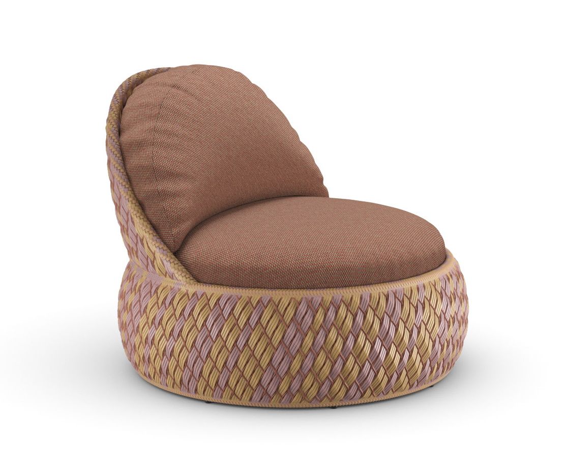 Dala Lounge Chair avec coussin Dedon