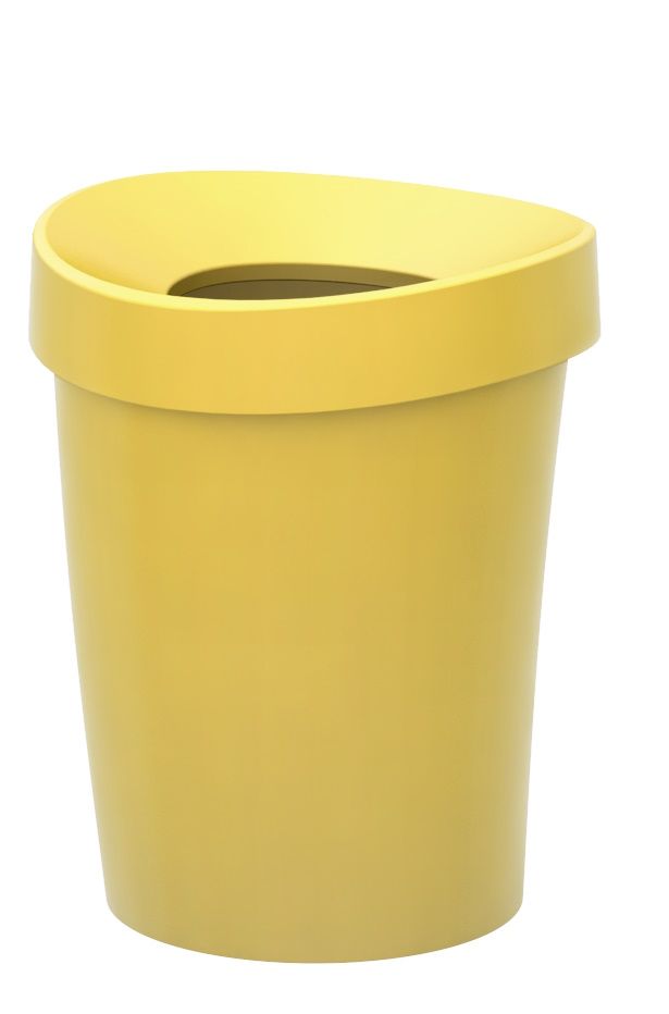 Corbeille à papier Happy Bin S JAUNE Vitra OFFRE SPECIALE