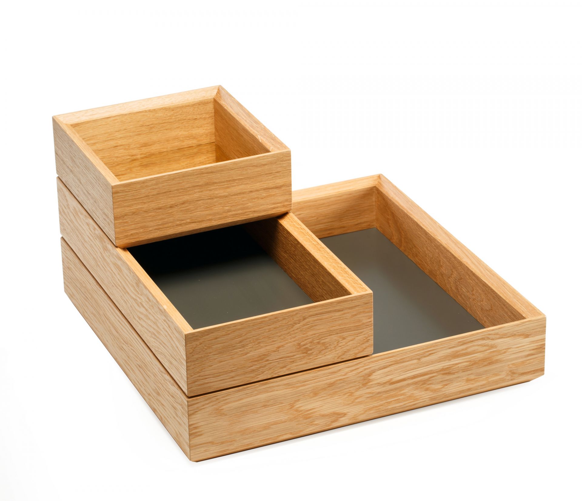 Tidy Tray Jeu de 3 Favius gris