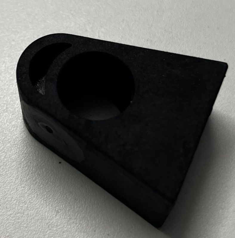 Entretoise / tampon en caoutchouc pour le septuor 3107 Fritz Hansen Noir