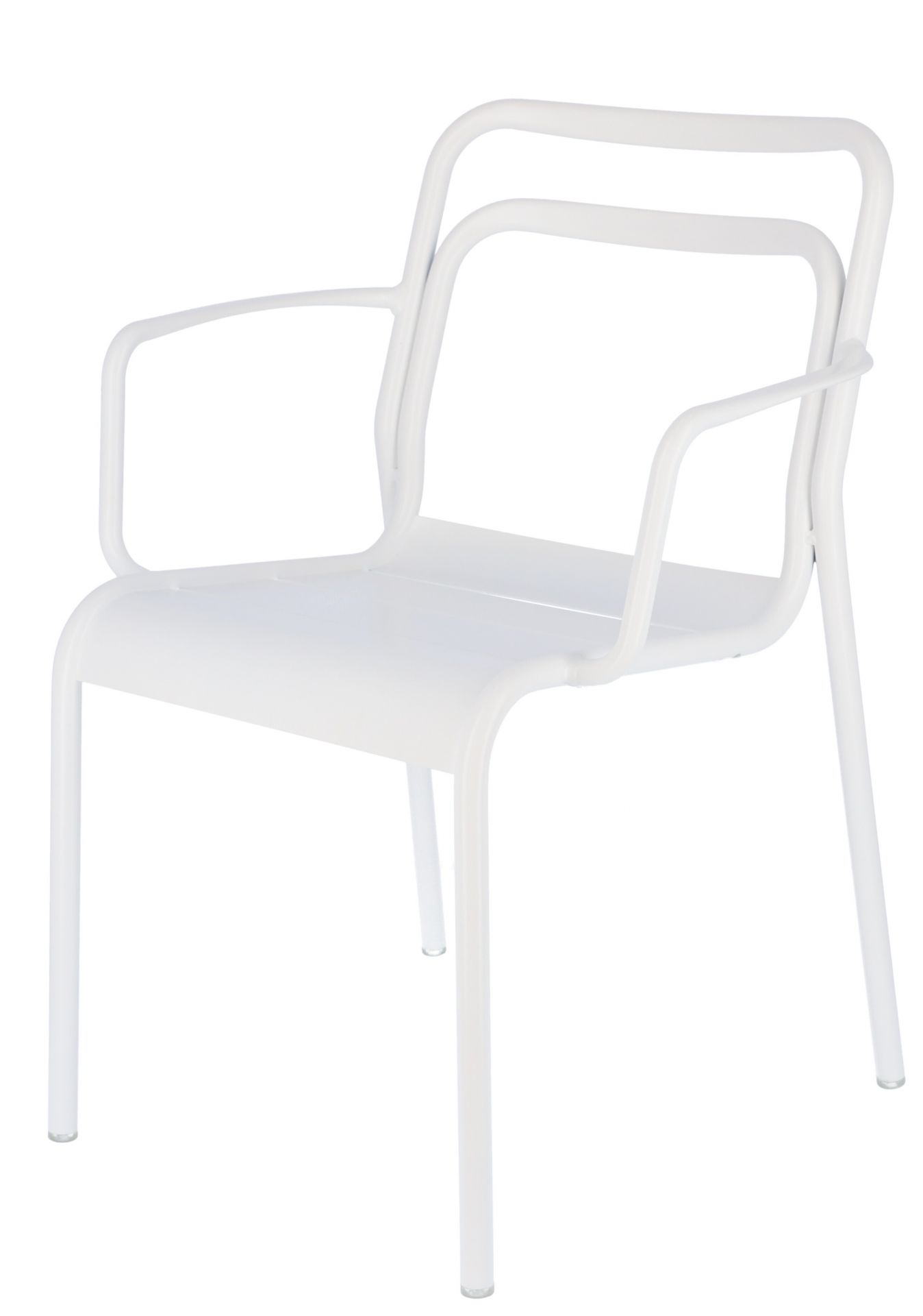Live fauteuil empilable Outdoor Jan Kurtz Blanc