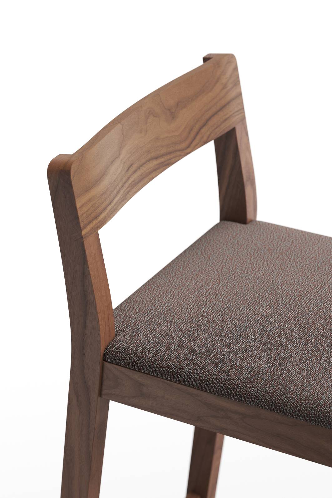 Sit tabouret de bar en bois avec coussin d'assise Zeitraum