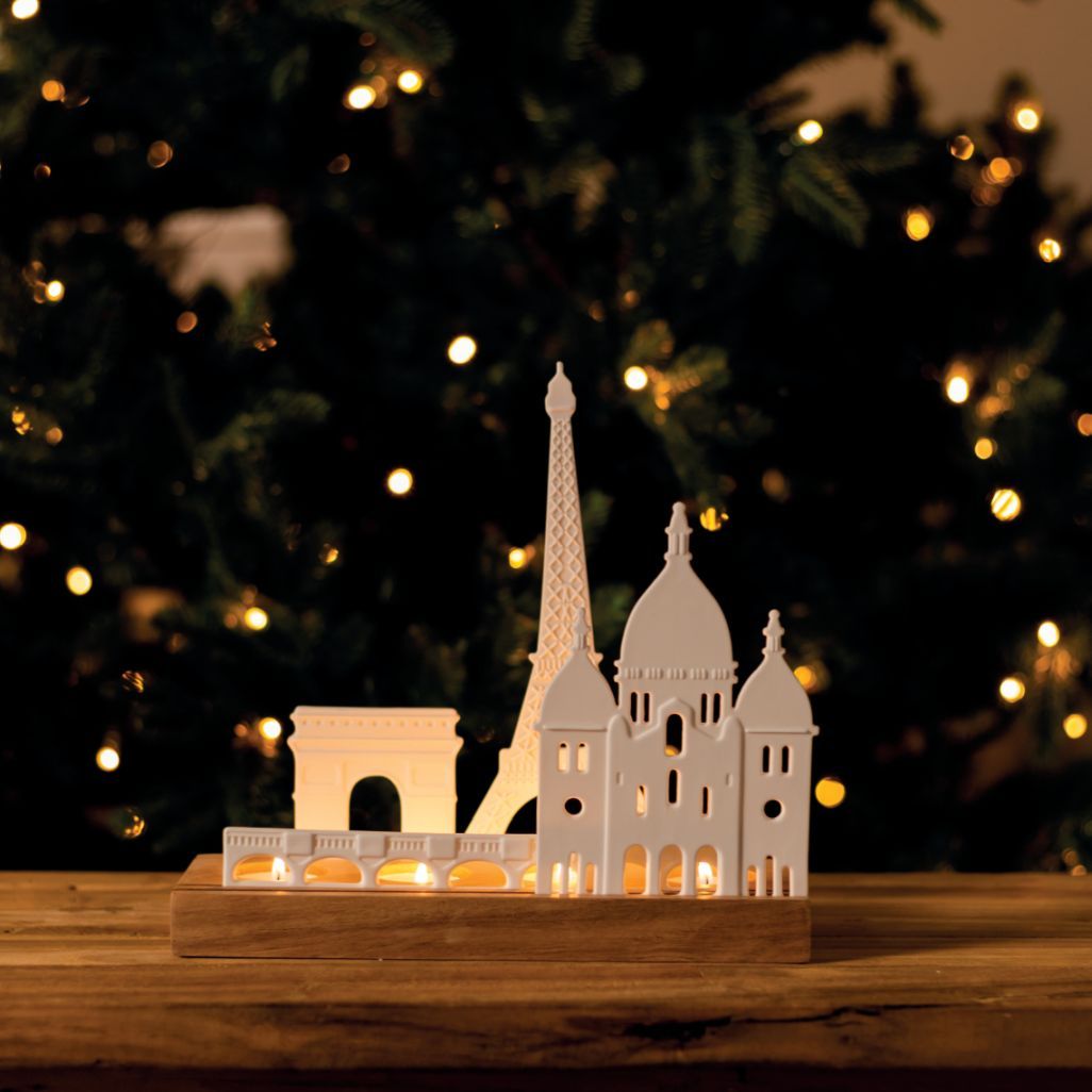 Objet lumineux Silhouette de la ville de Paris Räder