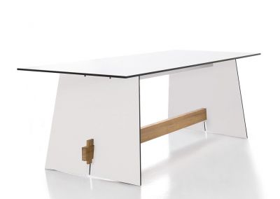 Tension Outdoor Table à joues rectangulaires Conmoto