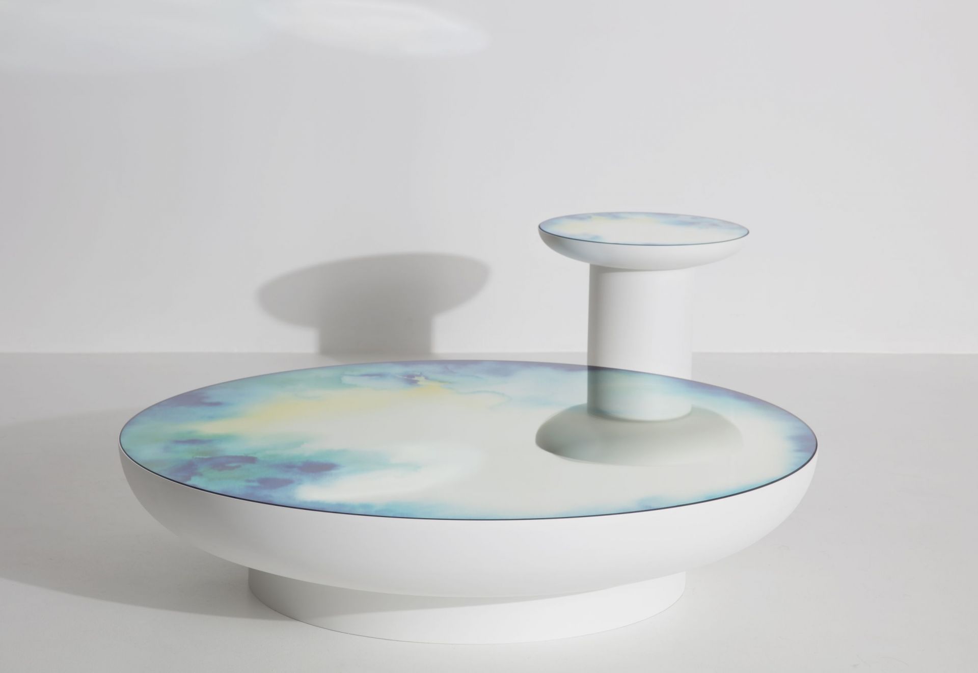 Francis Coffee Table Table basse Ø 110 cm Petite Friture Blanc Francis Coffee Table Table basse Ø 110 cm Petite Friture Blanc