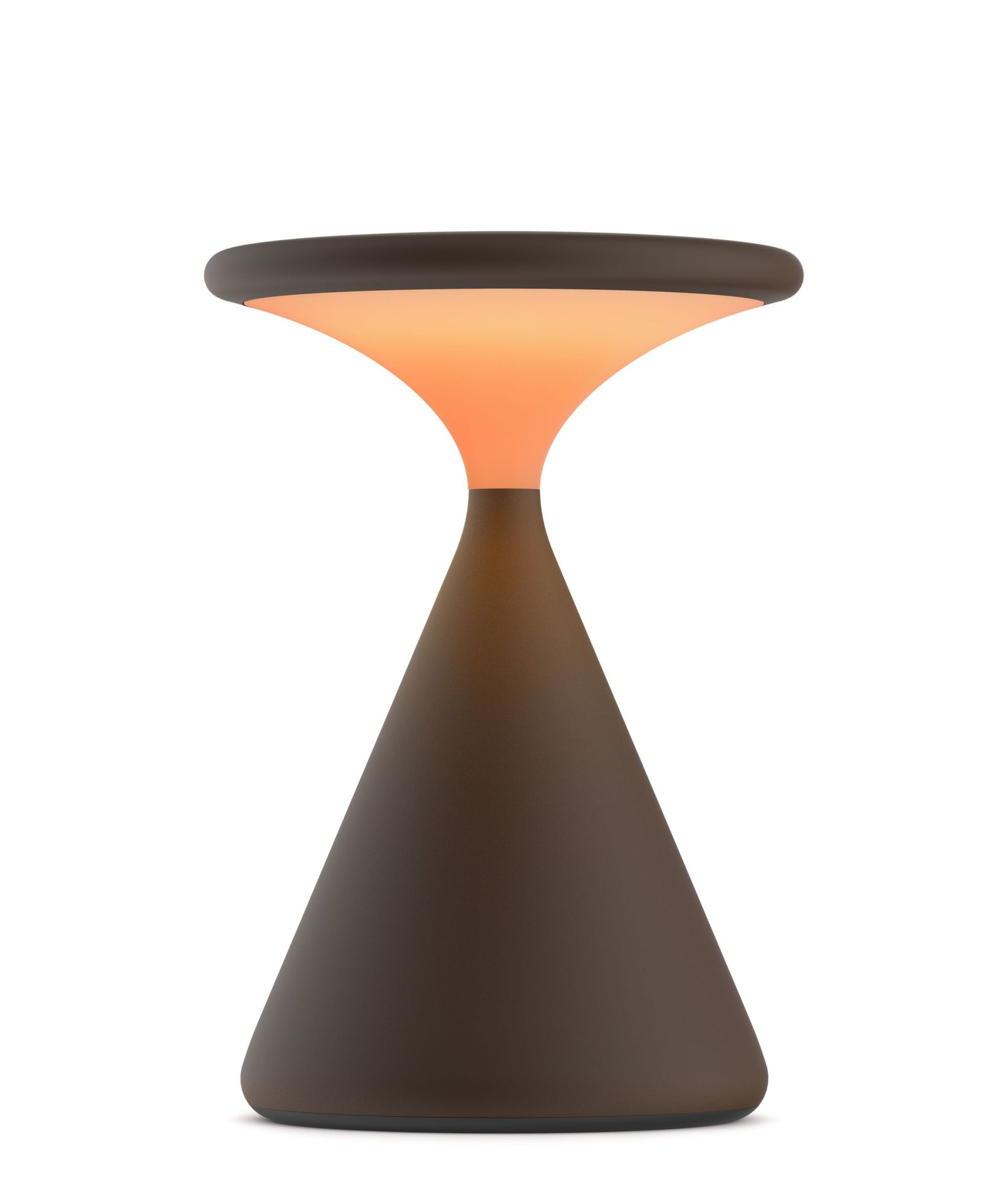 Salt Lampe à batterie / lampe de table Chocolate Grau