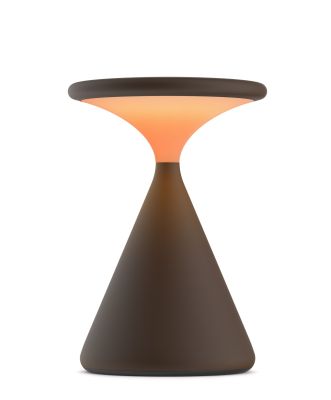 Salt Lampe à batterie / lampe de table Chocolate Grau