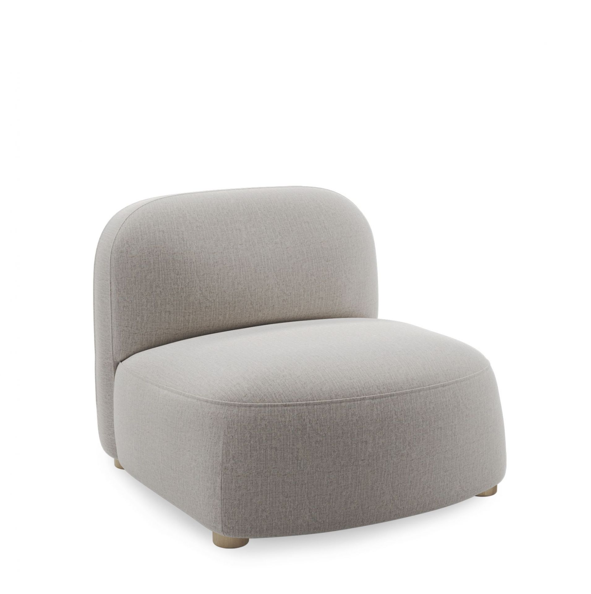 Gem Chaise longue Gris clair Northern