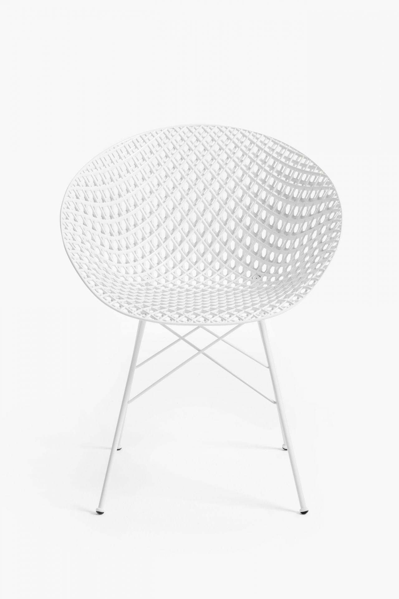 Smatrik Chaise d'extérieur Kartell blanc