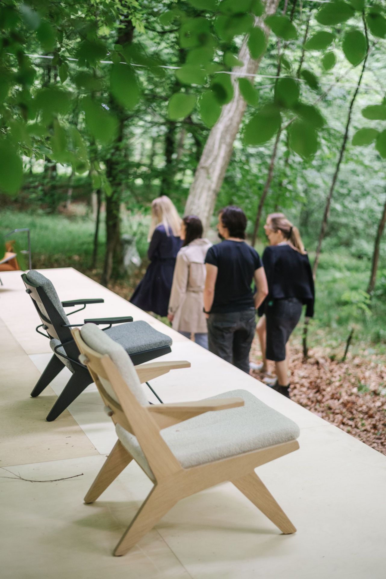 Fauteuil à bascule en métal Prostoria