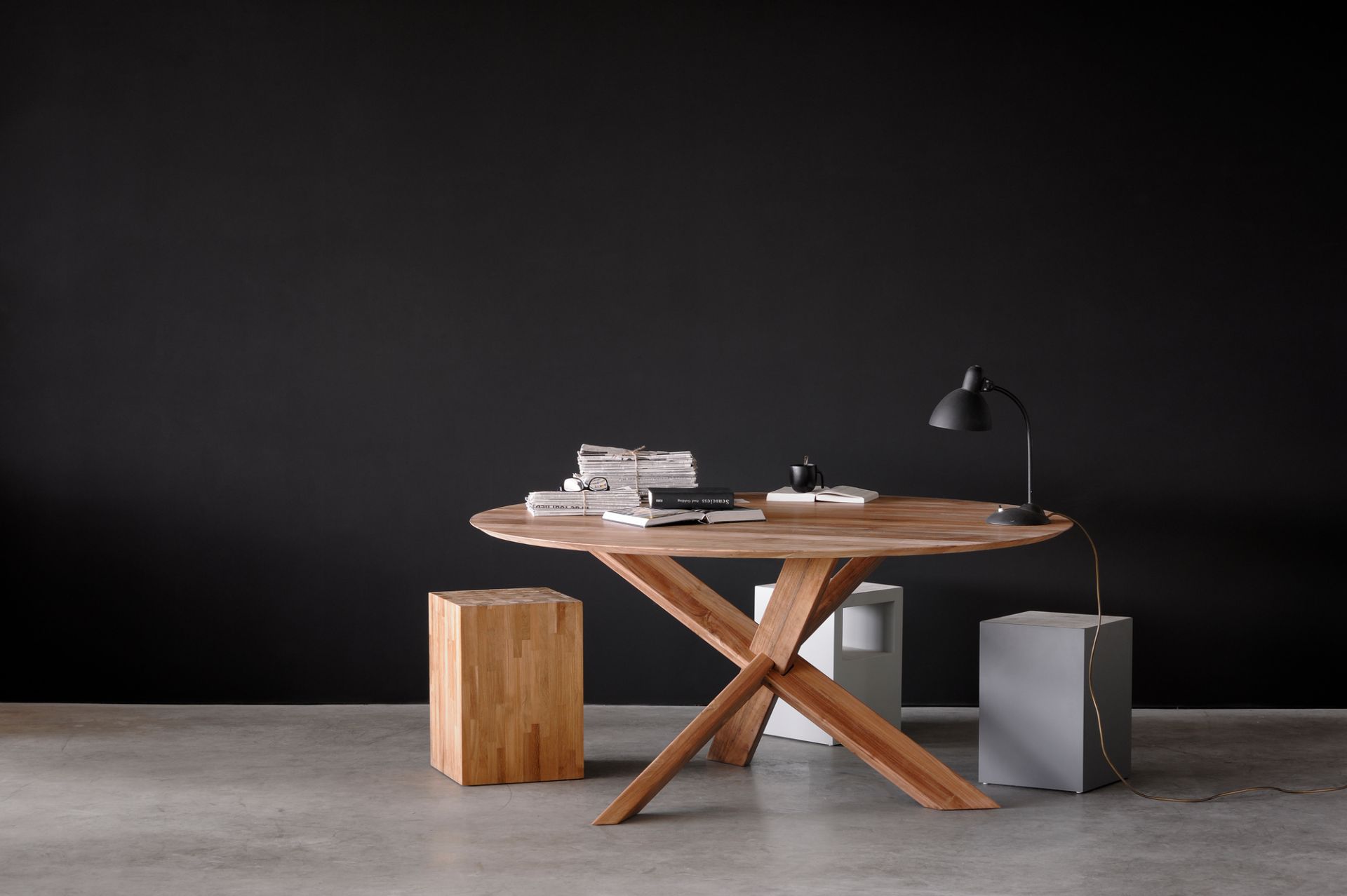 Table à manger Cercle chêne Ethnicraft