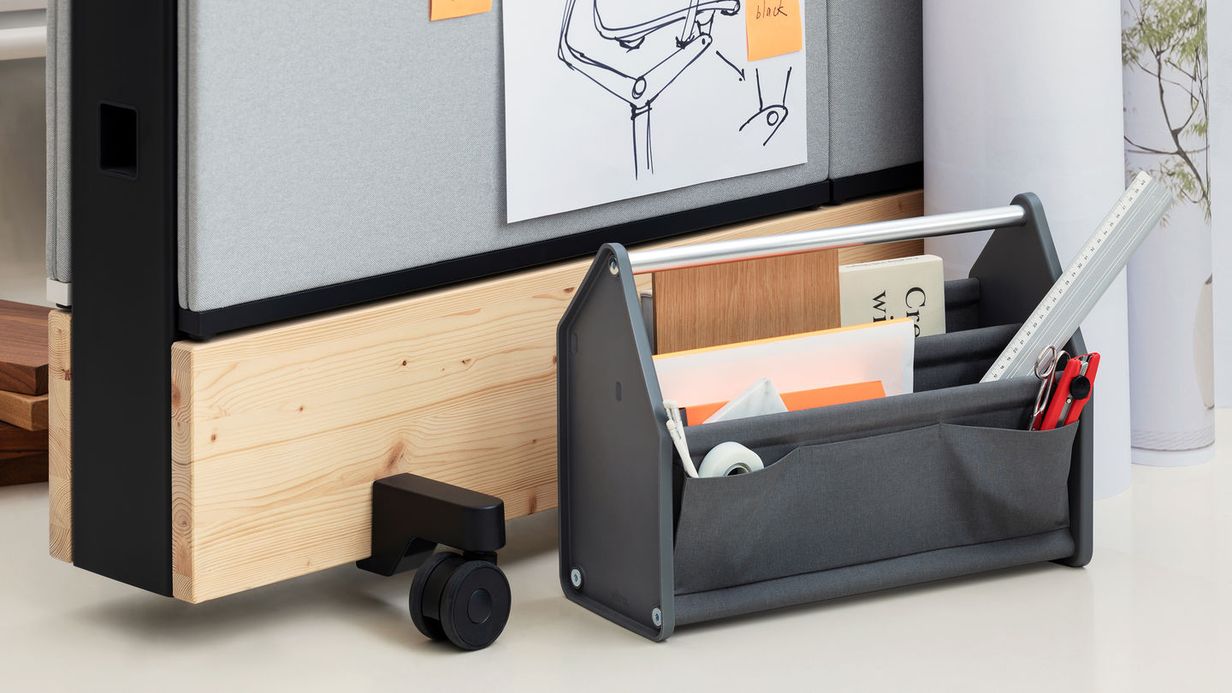 Locker Box Boîte de rangement Gris foncé Vitra OFFRE SPECIALE