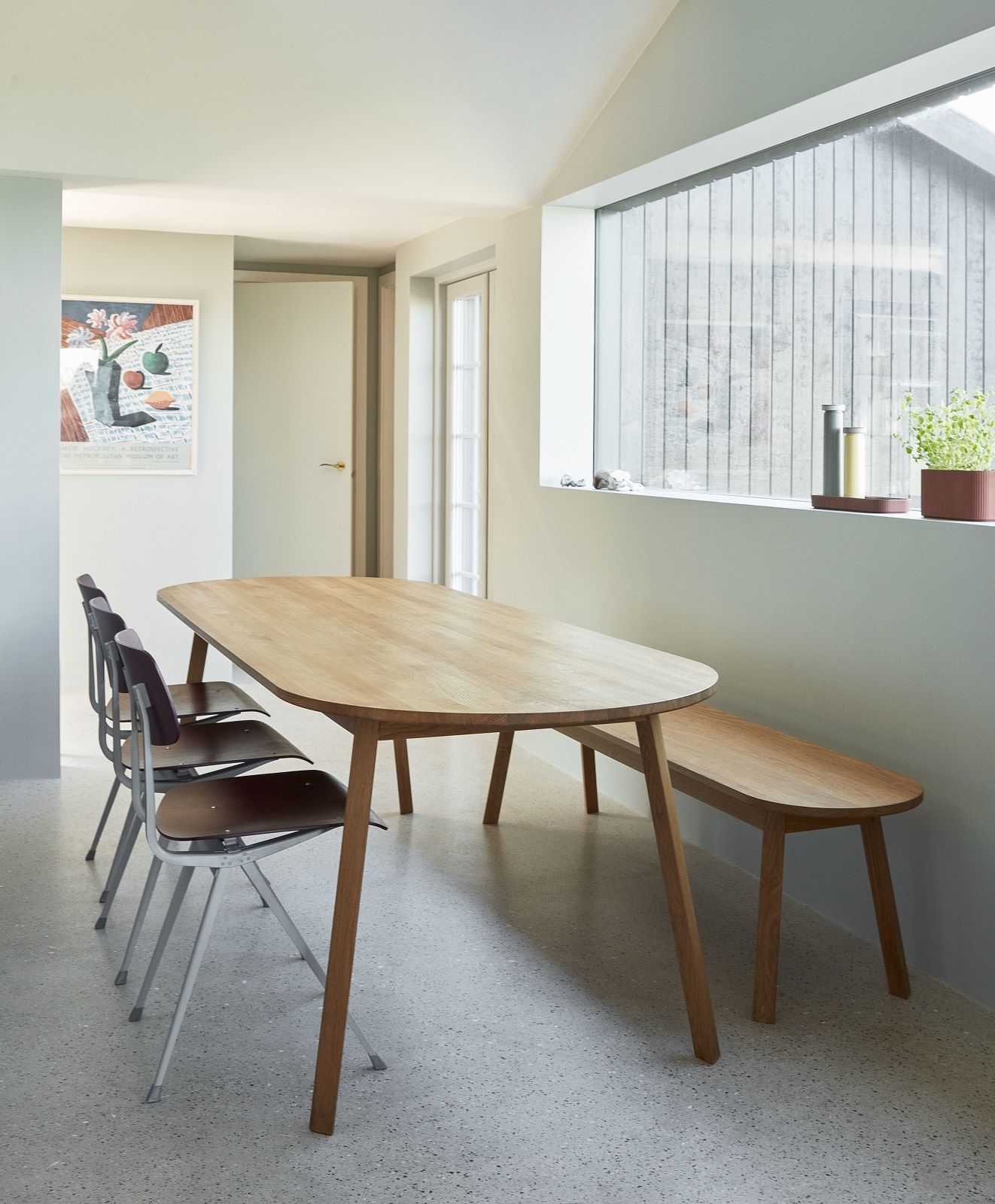 Triangle Leg Table Table à manger Hay Triangle Leg Table Table à manger Hay