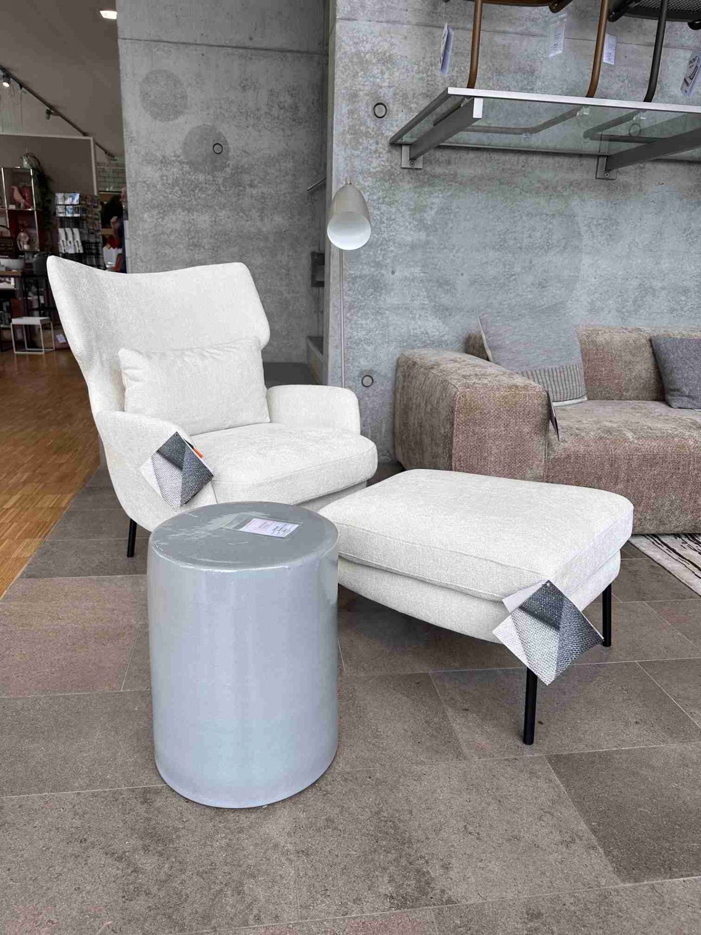 Seatrelax fauteuil & ottoman modèle maison ed design