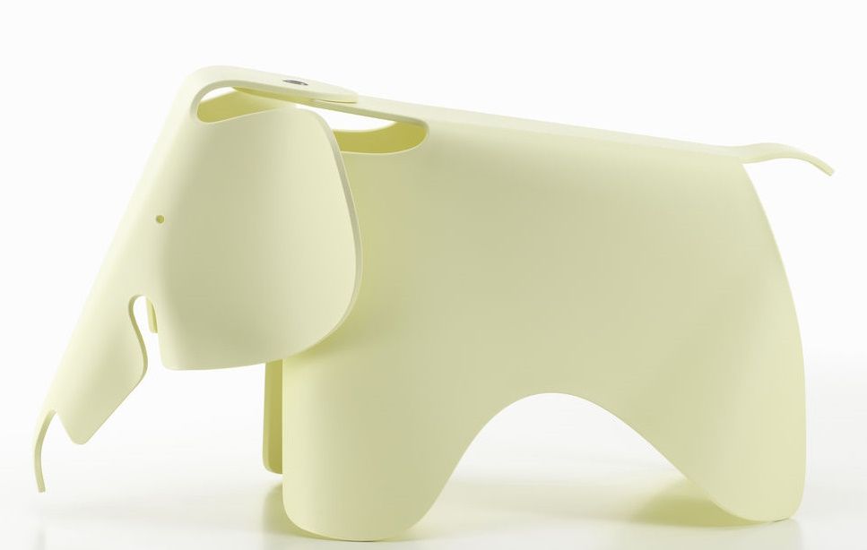 Eames Elephant tabouret RE Vitra jaune canari