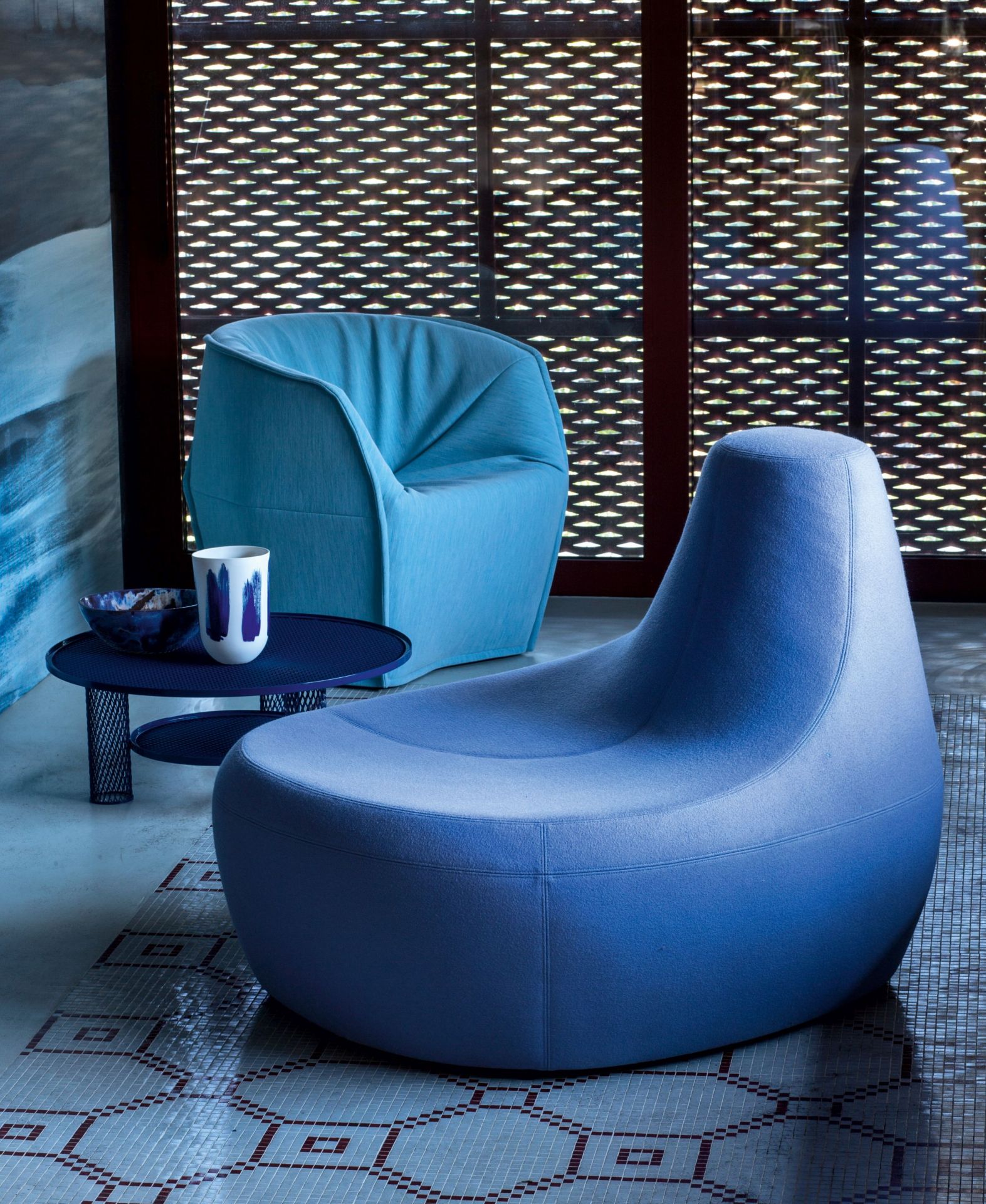 Net table d'appoint grande Encre Moroso