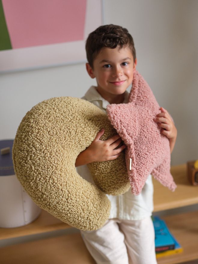 Coussin étoile pour enfants Wigiwama Goyave