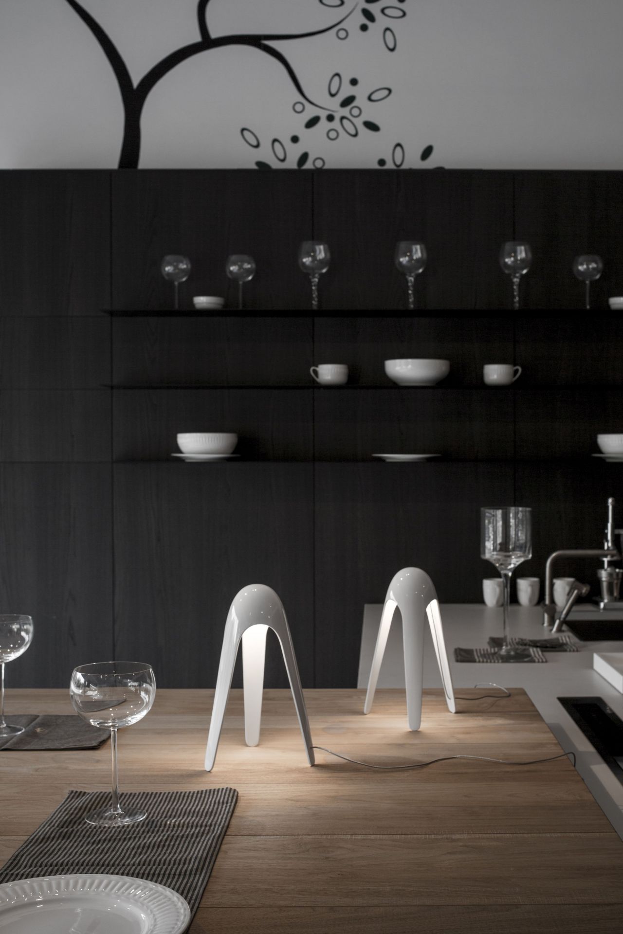 Cyborg lampe de table Martinelli Luce