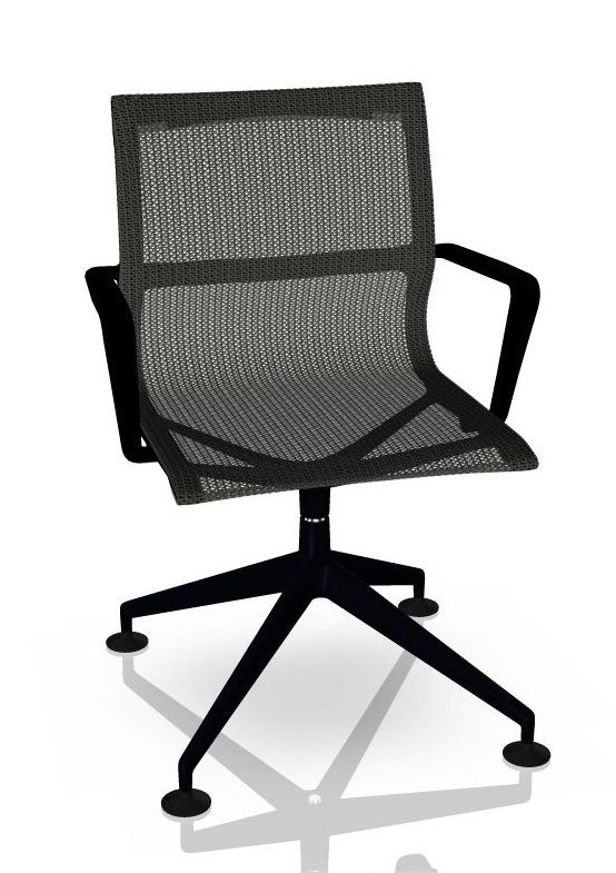 Chaise Physix piètement quatre étoiles noir /trioKnit Vitra OFFRE SPECIALE