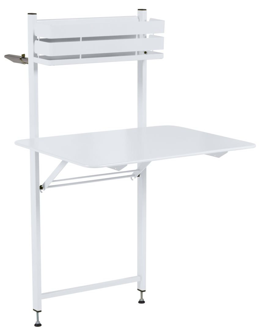 Table de bistrot d'extérieur pour balcon blanc coton Fermob OFFRE SPECIALE