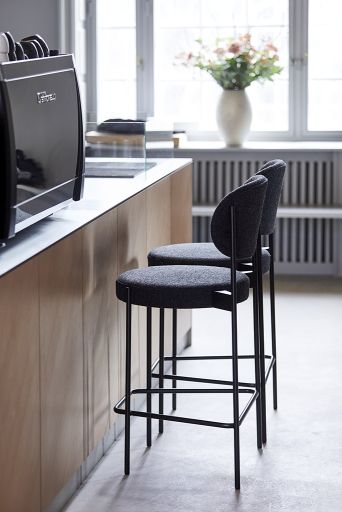 Series 430 Bar Stool Tabouret de bar 75 cm NOIR / REMIX 123 Verpan OFFRE SPECIALE