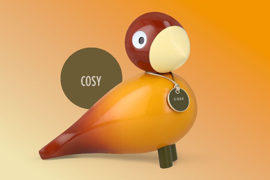Story Bird Cosy Oiseau en bois Kay Bojesen