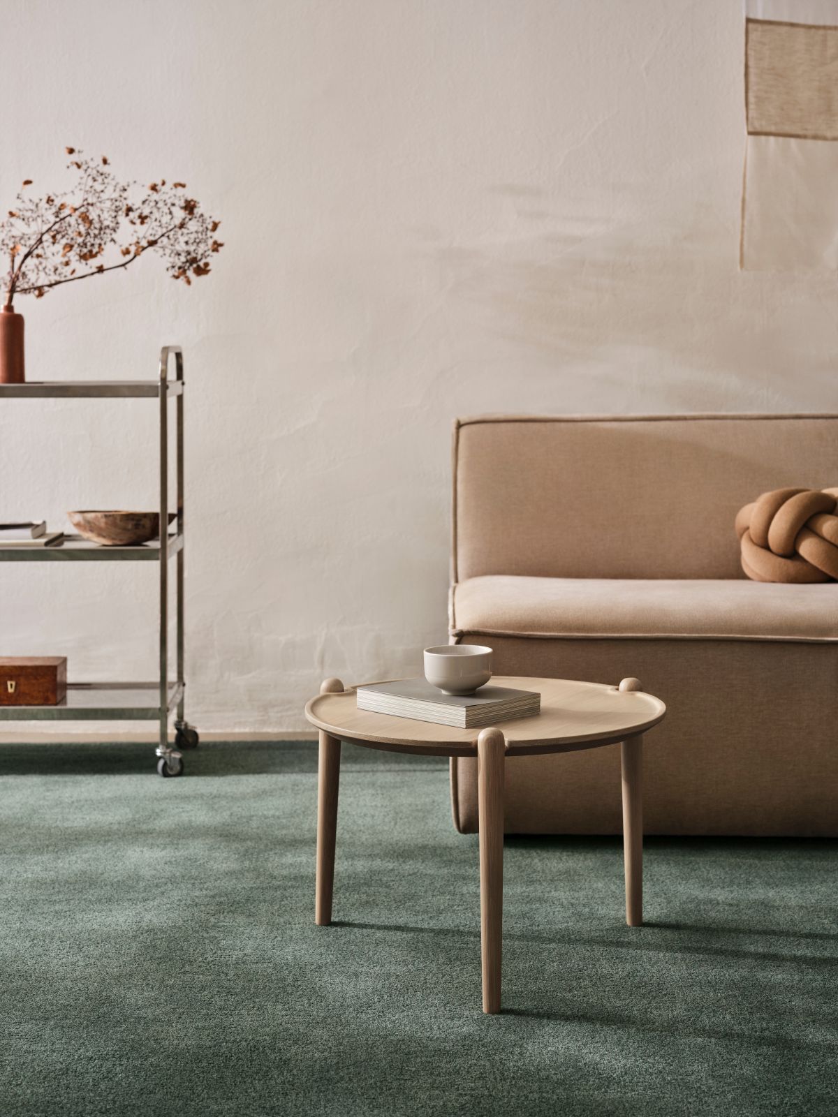 Aria Table Table d'appoint Low - Chêne clair Design House Stockholm