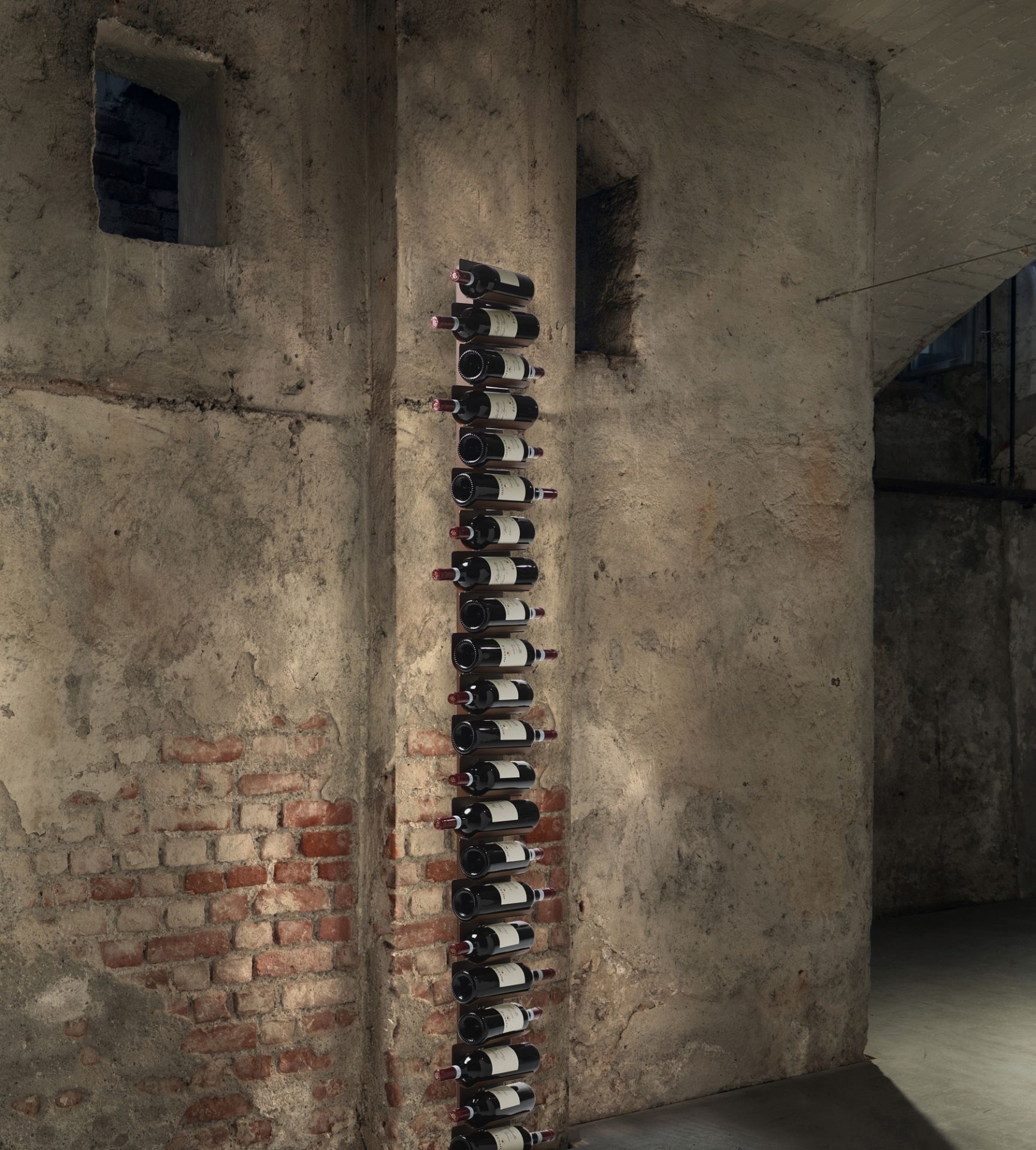 Ptolomeo Vino Wall 208 Casier à vin Corten Opinion Ciatti