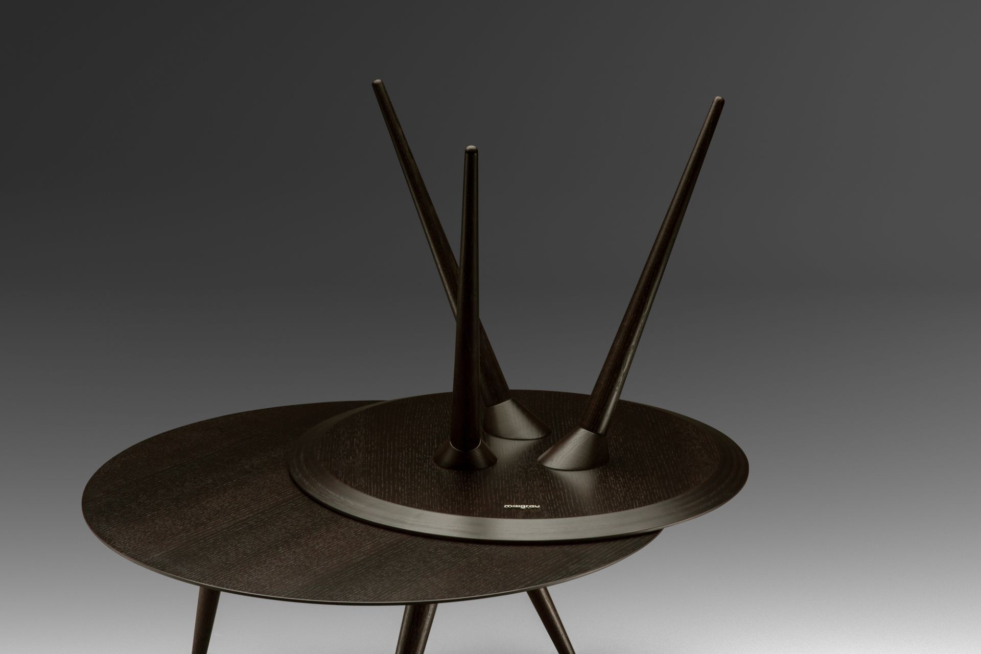 Turn low Table d'appoint chêne naturel Maigrau