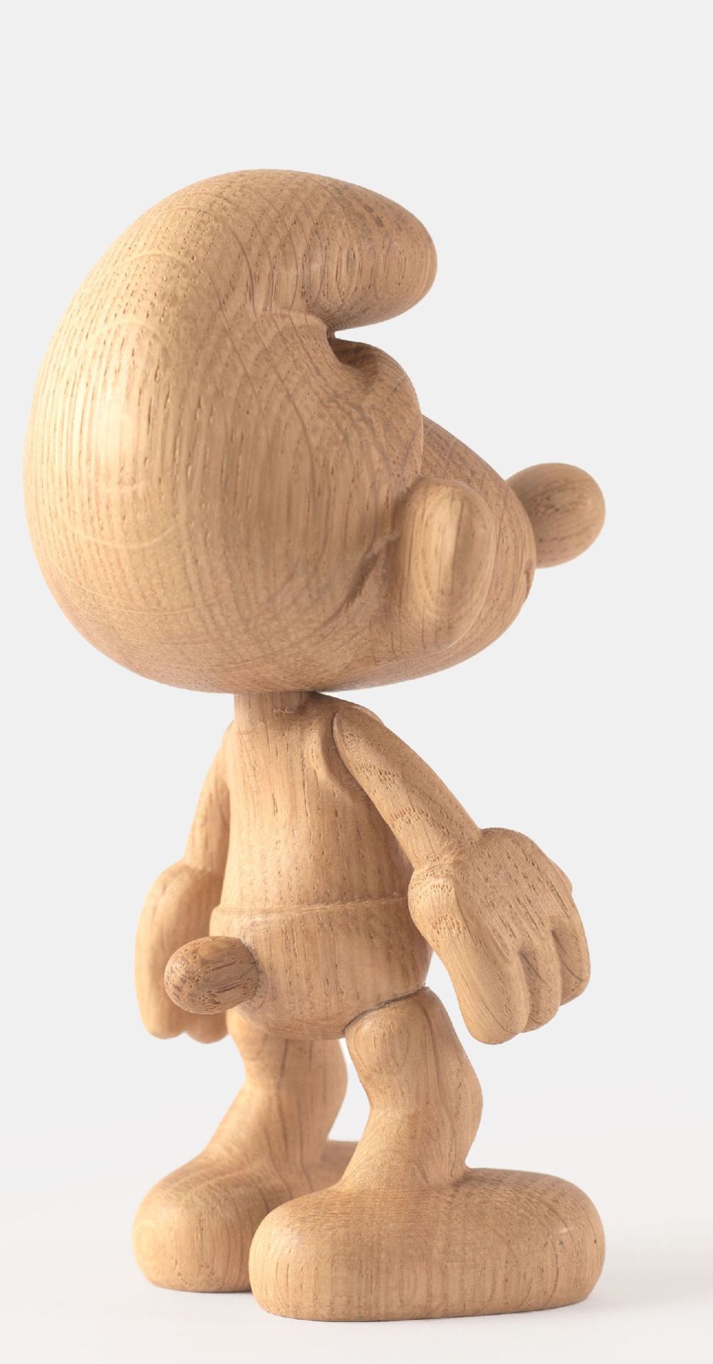 Petite figurine en bois Schtroumpf Boyhood