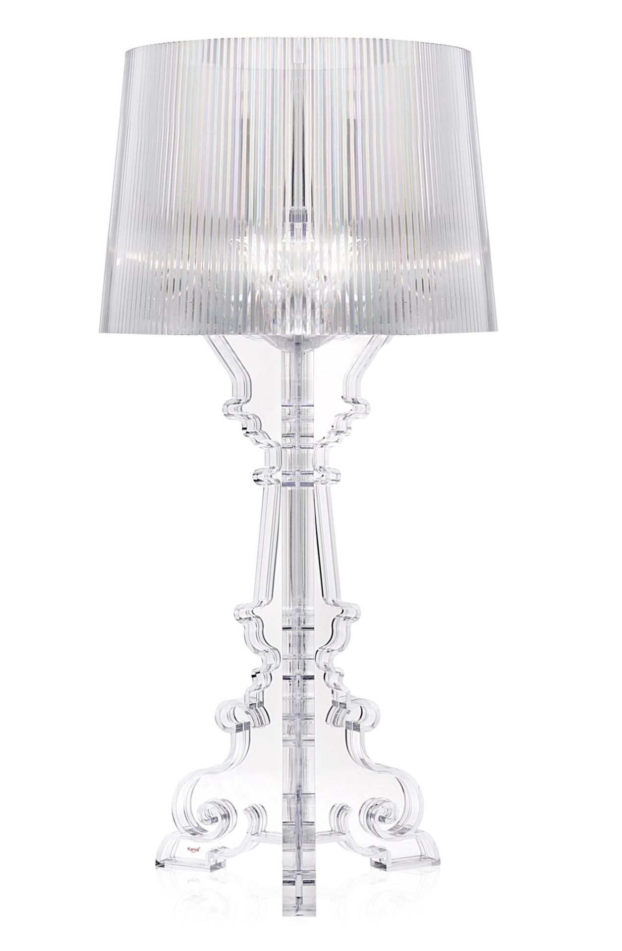 Bourgie Lampe de Table Cristal clair Dimmable Kartell