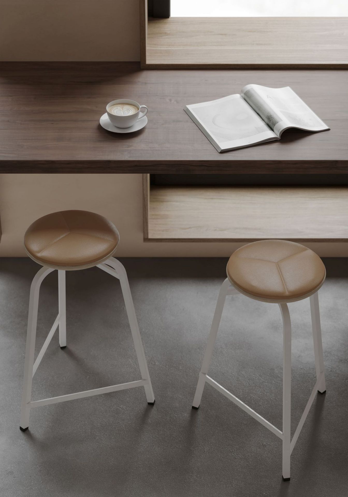 Treble Tabouret de bar noir Northern