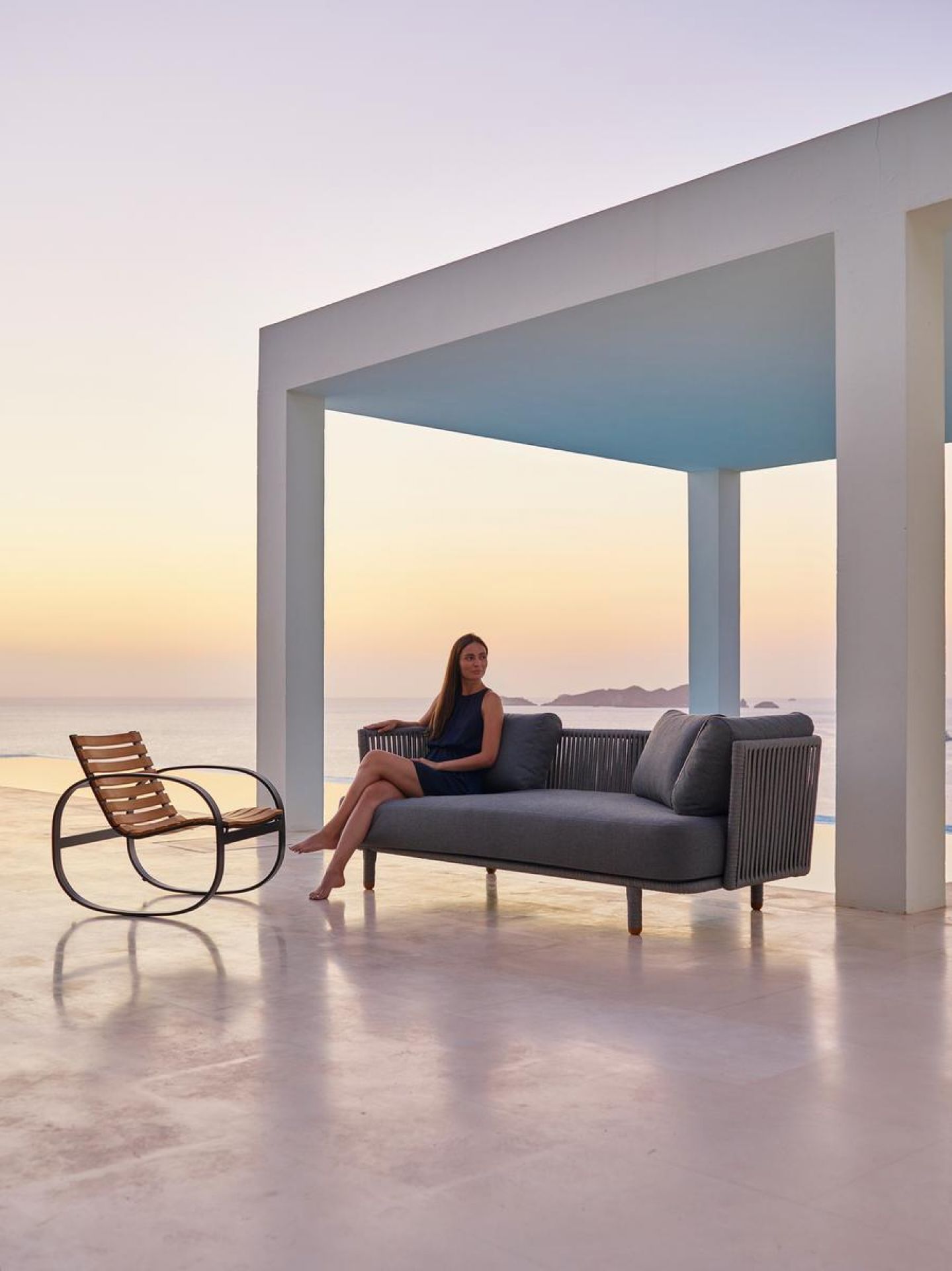 Moments Outdoor Canapé 3 places Cane-Line