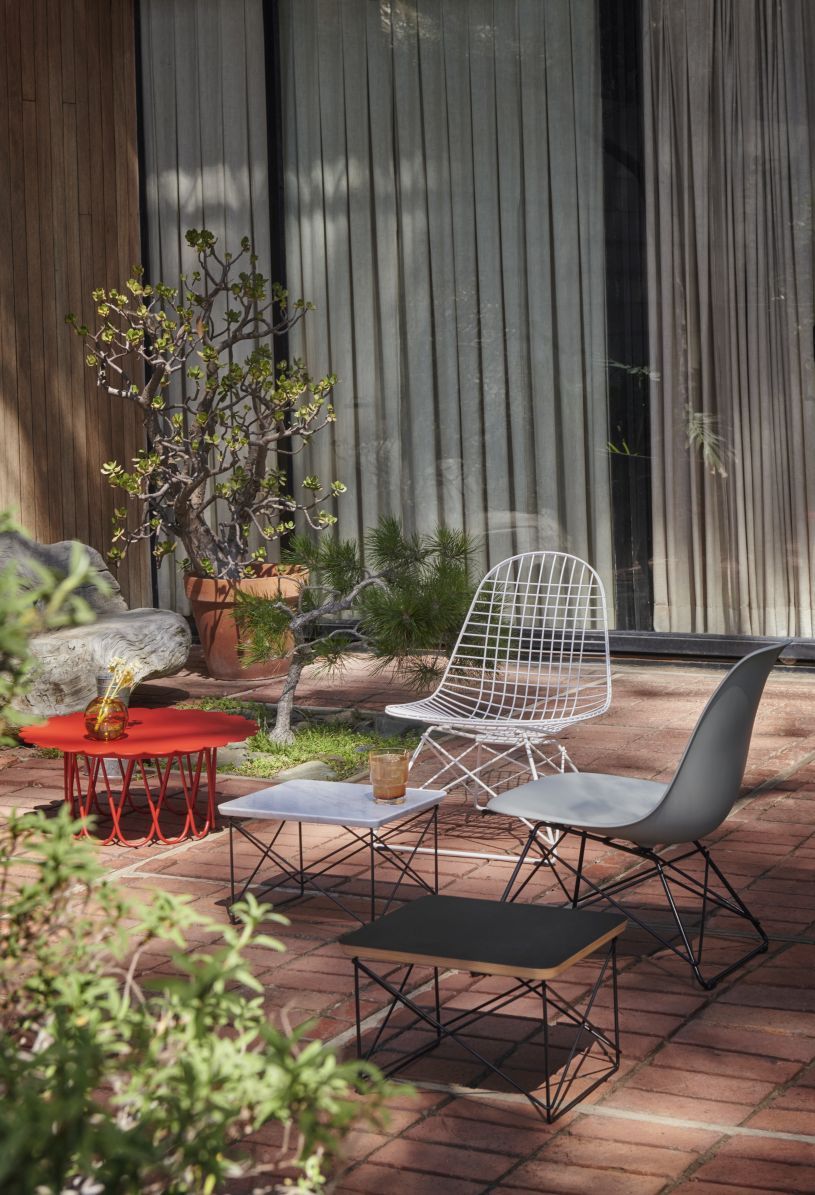 Eames Plastic Side Chair LSR chaise Vitra
