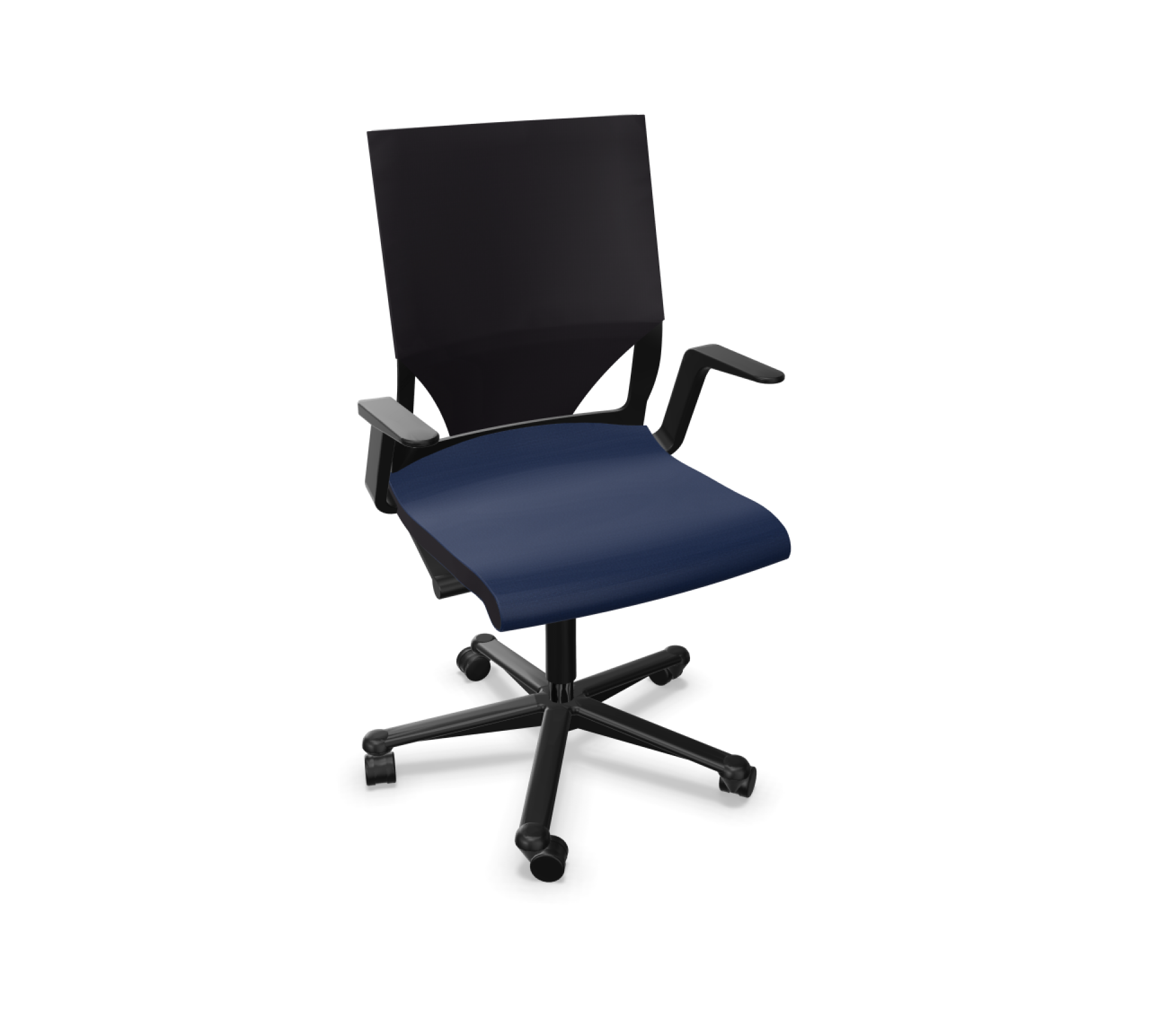 Modus Chaise pivotante 275/7 Dossier moyen, avec coussin d'assise de Wilkhahn