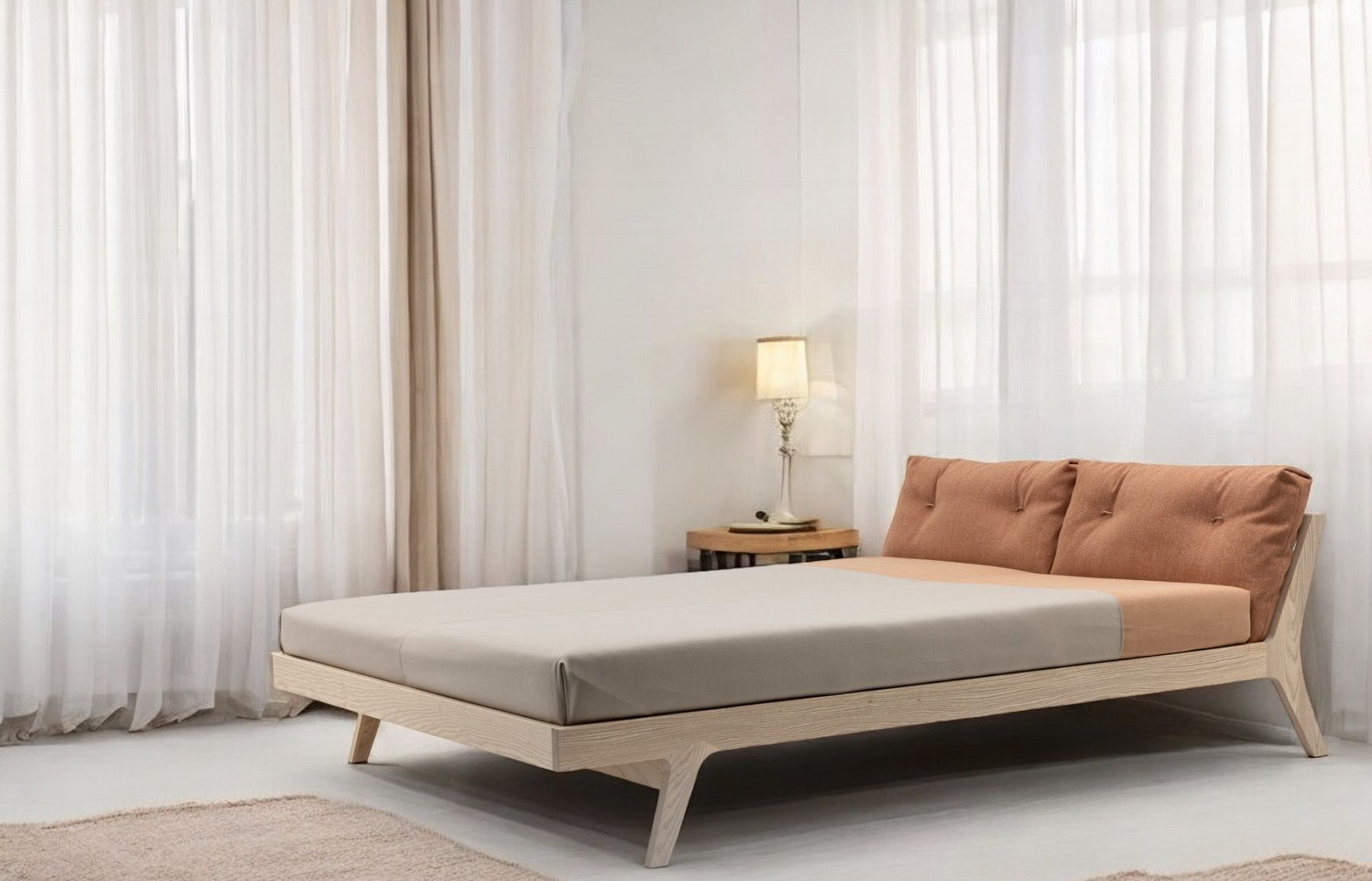 Mellow Lit en bois massif Zeitraum