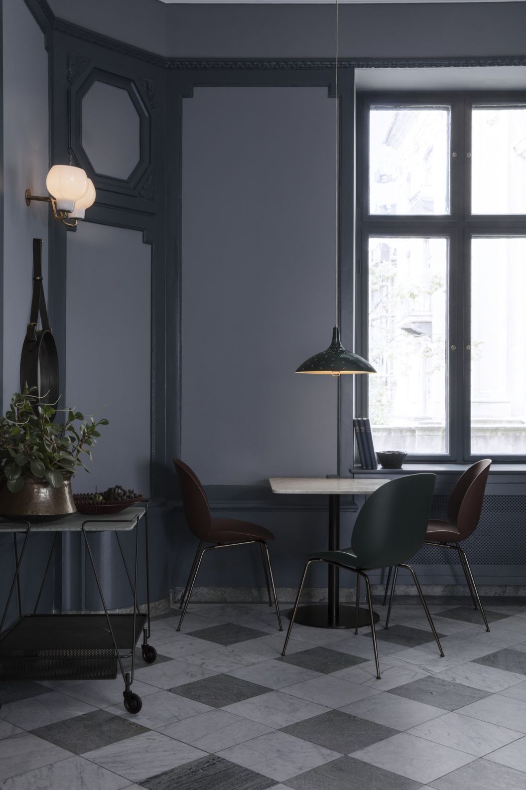 Adnet Circular Miroir Mural Gubi