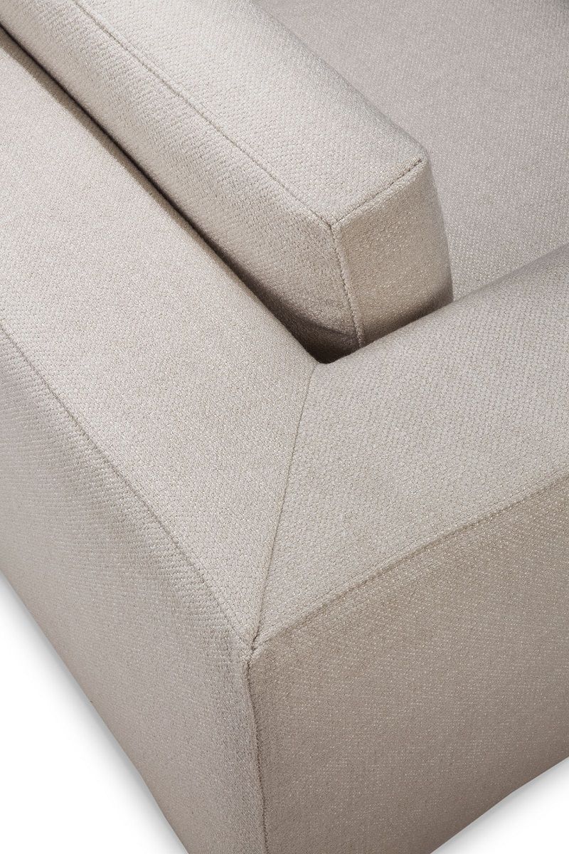 Canapé Mellow accoudoir gauche/droit Ivory tissu Ethnicraft 