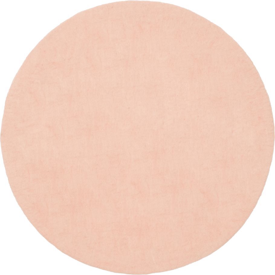 Mono Rond Tapis en feutre Ø 160 cm myfelt  Merle (rose)