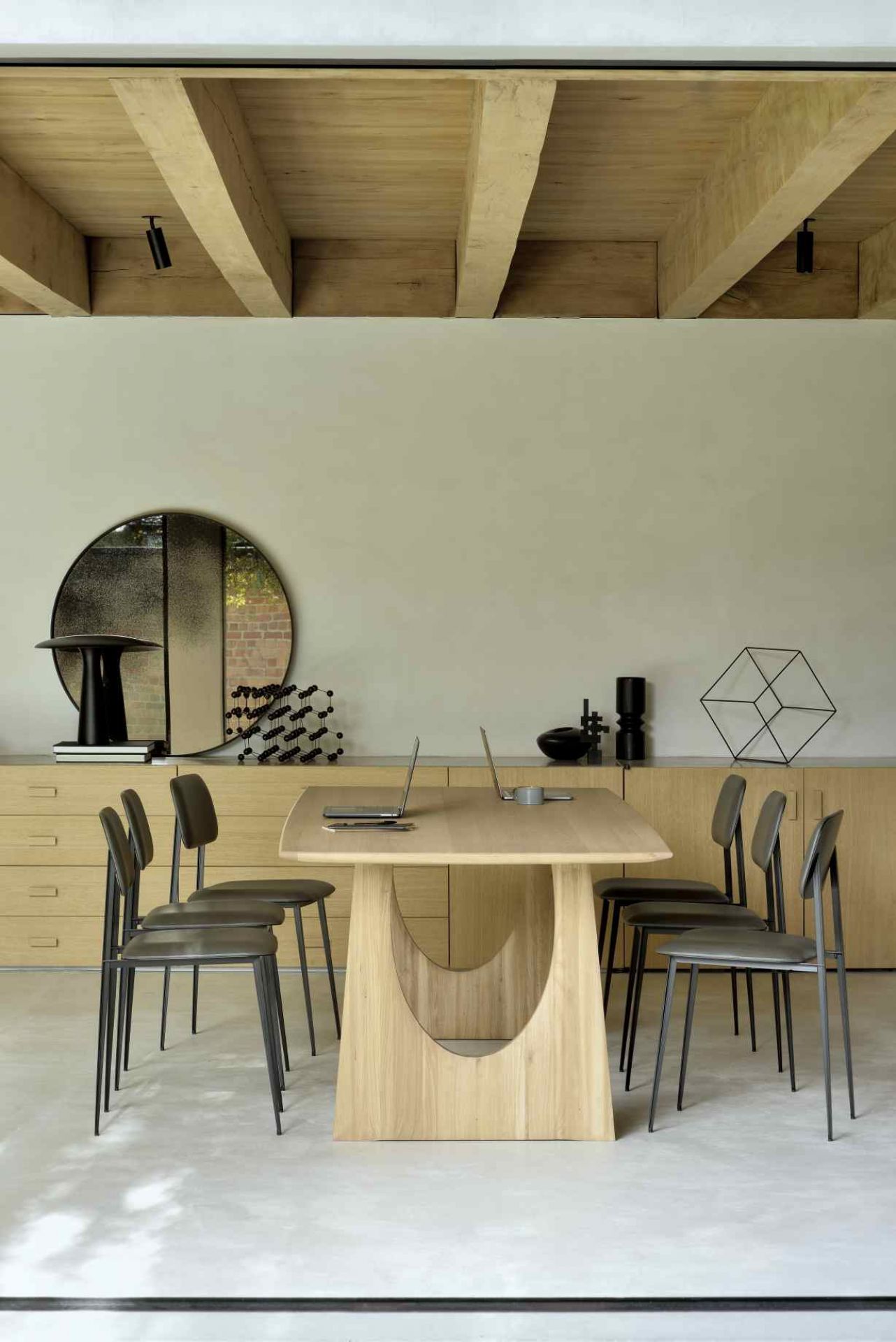Géométrique chêne table Ethnicraft