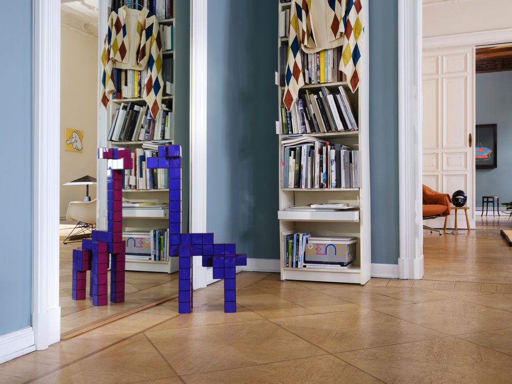 Panton Cubes Giraffe Duoton Sculpture Vitra