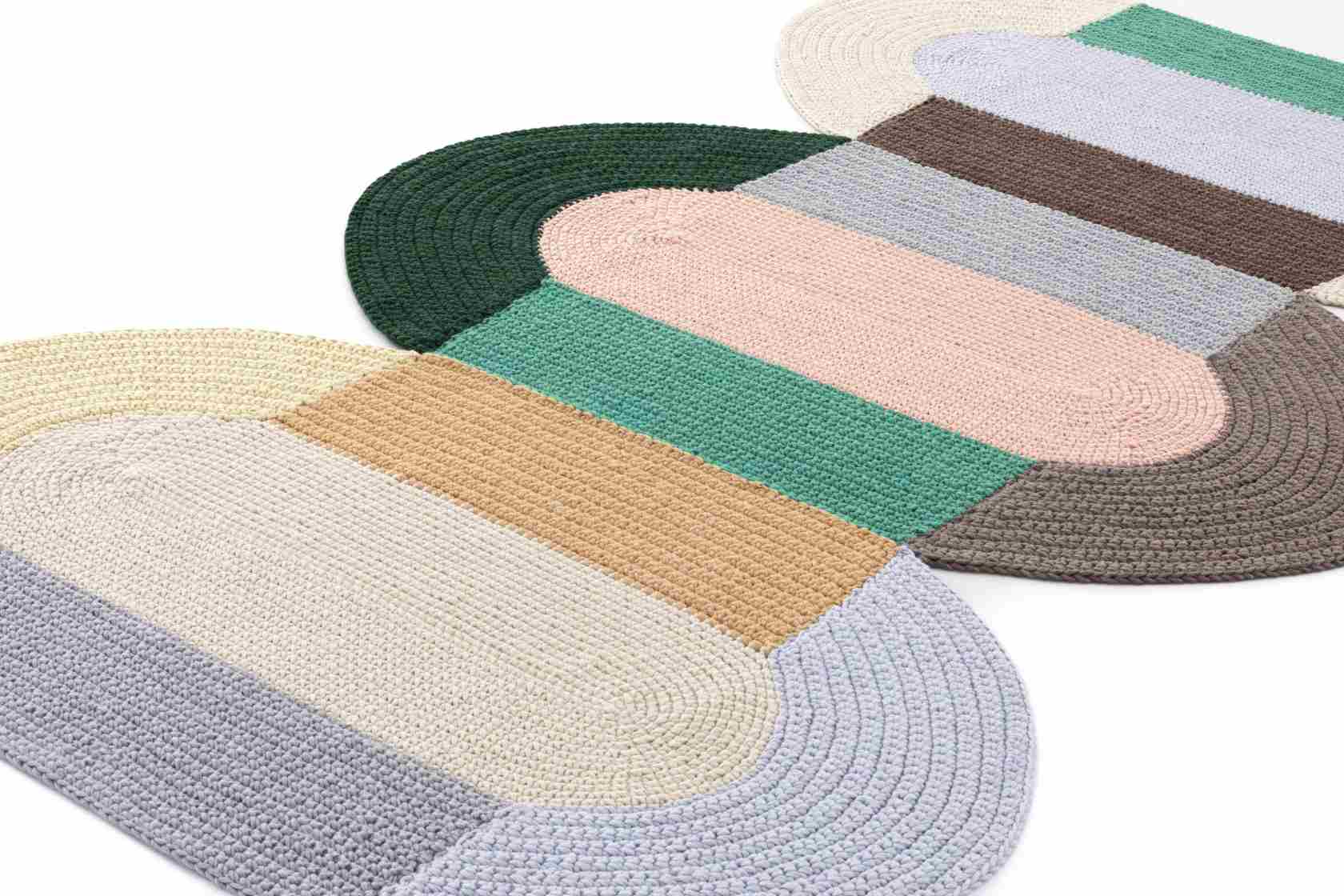 Tapis The Crochet Collection Embroidery Mix 180x300 cm Gan