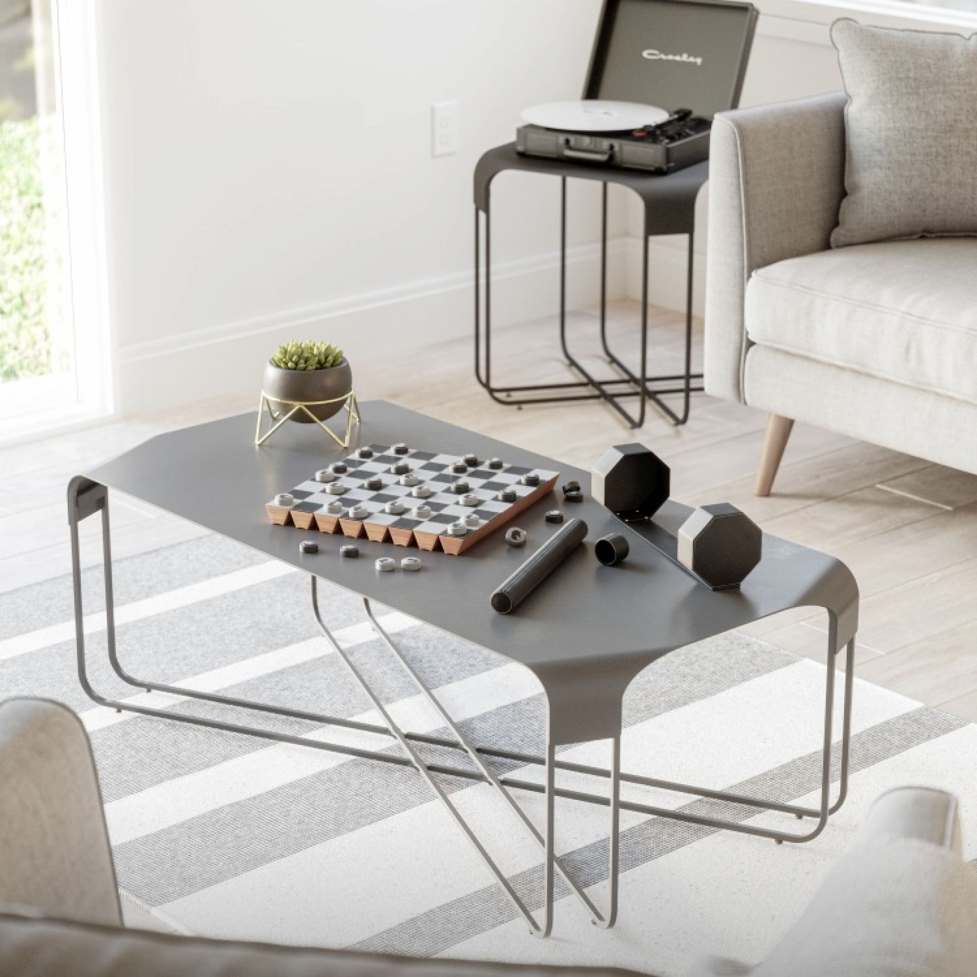 Rolz Chess / Checkers Ser Set mobile d'échecs et de dames Umbra OFFRE SPECIALE