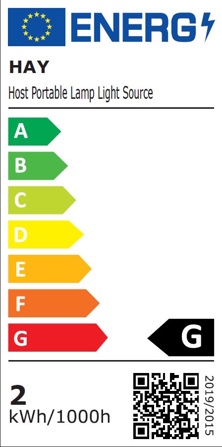 Host Lampe portable à batterie / lampe de table Hay