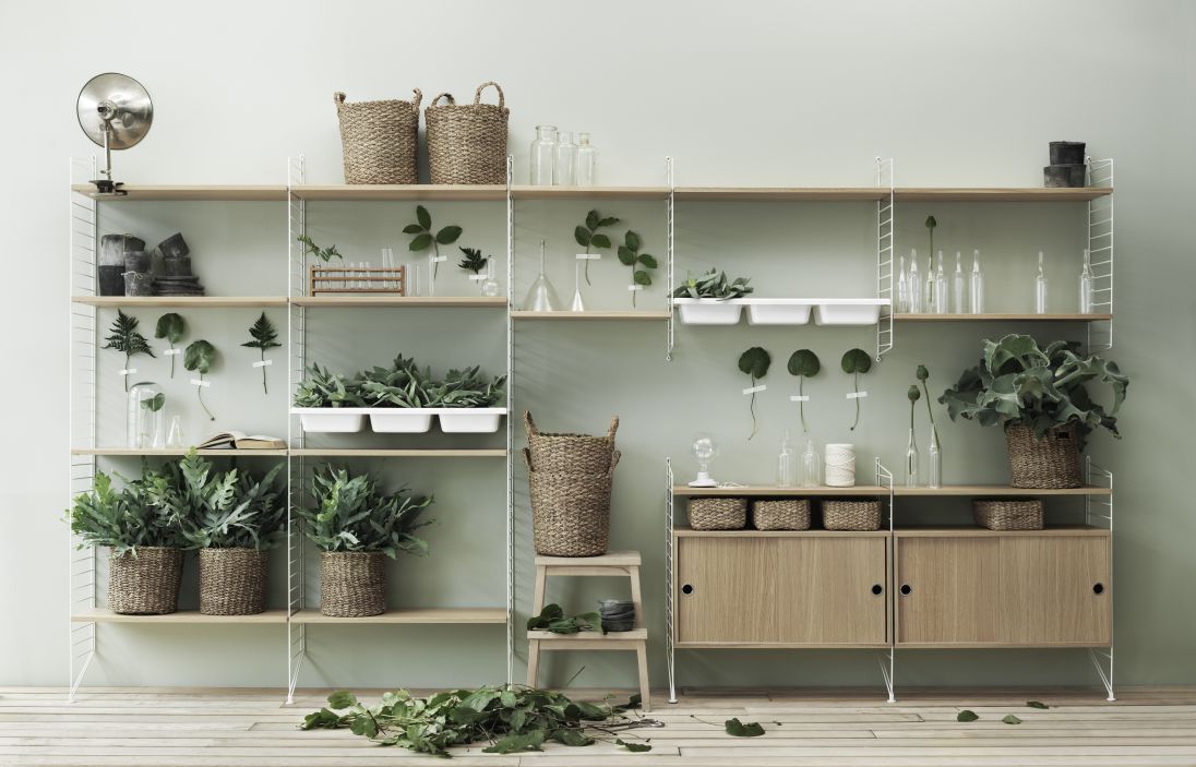 Élément individuel Échelle de sol H 85 cm String Furniture 