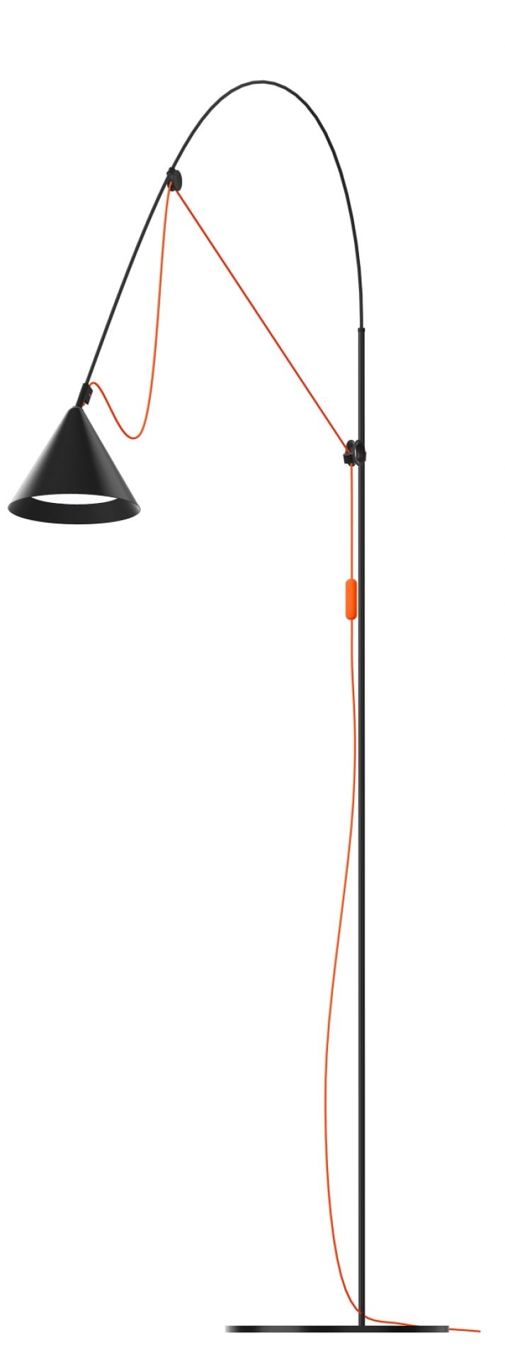 Ayno L Lampadaire Orange Midgard OFFRE SPECIALE
